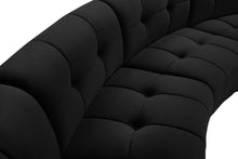 Load image into Gallery viewer, Limitless Black Velvet 9pc. Modular Sectional
