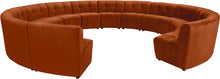 Load image into Gallery viewer, Limitless Cognac Velvet 14pc. Modular Sectional
