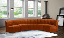 Load image into Gallery viewer, Limitless Cognac Velvet 5pc. Modular Sectional
