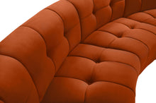 Load image into Gallery viewer, Limitless Cognac Velvet 5pc. Modular Sectional
