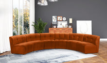 Load image into Gallery viewer, Limitless Cognac Velvet 6pc. Modular Sectional
