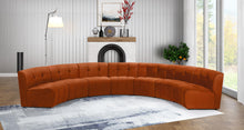 Load image into Gallery viewer, Limitless Cognac Velvet 7pc. Modular Sectional
