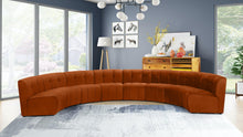 Load image into Gallery viewer, Limitless Cognac Velvet 8pc. Modular Sectional
