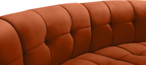 Limitless Cognac Velvet 9pc. Modular Sectional