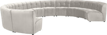 Load image into Gallery viewer, Limitless Cream Velvet 11pc. Modular Sectional
