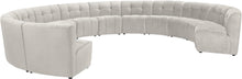 Load image into Gallery viewer, Limitless Cream Velvet 12pc. Modular Sectional
