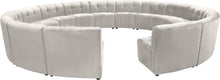 Load image into Gallery viewer, Limitless Cream Velvet 15pc. Modular Sectional
