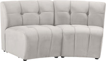 Load image into Gallery viewer, Limitless Cream Velvet 2pc. Modular Sectional
