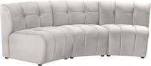 Load image into Gallery viewer, Limitless Cream Velvet 3pc. Modular Sectional
