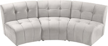 Load image into Gallery viewer, Limitless Cream Velvet 3pc. Modular Sectional
