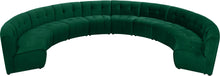 Load image into Gallery viewer, Limitless Green Velvet 10pc. Modular Sectional
