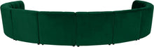 Load image into Gallery viewer, Limitless Green Velvet 10pc. Modular Sectional
