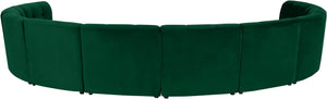 Limitless Green Velvet 10pc. Modular Sectional