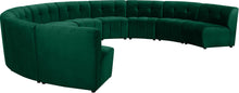 Load image into Gallery viewer, Limitless Green Velvet 10pc. Modular Sectional
