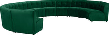 Load image into Gallery viewer, Limitless Green Velvet 11pc. Modular Sectional
