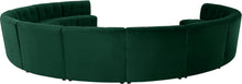 Load image into Gallery viewer, Limitless Green Velvet 12pc. Modular Sectional

