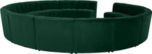 Load image into Gallery viewer, Limitless Green Velvet 15pc. Modular Sectional
