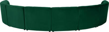 Load image into Gallery viewer, Limitless Green Velvet 8pc. Modular Sectional
