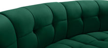 Load image into Gallery viewer, Limitless Green Velvet 4pc. Modular Sectional
