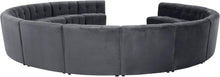 Load image into Gallery viewer, Limitless Grey Velvet 14pc. Modular Sectional
