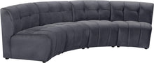 Load image into Gallery viewer, Limitless Grey Velvet 4pc. Modular Sectional
