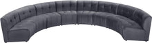 Load image into Gallery viewer, Limitless Grey Velvet 8pc. Modular Sectional
