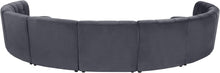 Load image into Gallery viewer, Limitless Grey Velvet 9pc. Modular Sectional
