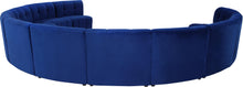 Load image into Gallery viewer, Limitless Navy Velvet 11pc. Modular Sectional
