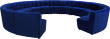 Load image into Gallery viewer, Limitless Navy Velvet 14pc. Modular Sectional
