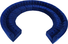 Load image into Gallery viewer, Limitless Navy Velvet 13pc. Modular Sectional
