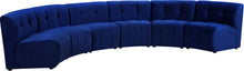 Load image into Gallery viewer, Limitless Navy Velvet 6pc. Modular Sectional
