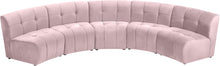 Load image into Gallery viewer, Limitless Pink Velvet 5pc. Modular Sectional
