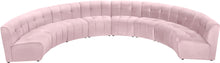 Load image into Gallery viewer, Limitless Pink Velvet 8pc. Modular Sectional
