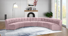 Load image into Gallery viewer, Limitless Pink Velvet 7pc. Modular Sectional
