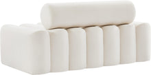 Load image into Gallery viewer, Melody Cream Velvet Loveseat
