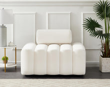 Load image into Gallery viewer, Melody Cream Velvet Chair
