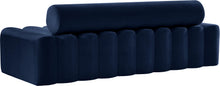 Load image into Gallery viewer, Melody Navy Velvet Sofa
