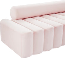 Load image into Gallery viewer, Melody Pink Velvet Loveseat
