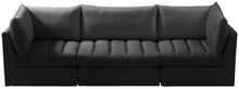 Load image into Gallery viewer, Jacob Black Velvet Modular Sofa
