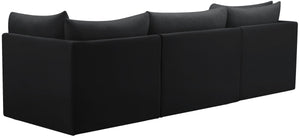 Jacob Black Velvet Modular Sofa