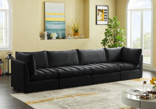 Load image into Gallery viewer, Jacob Black Velvet Modular Sofa
