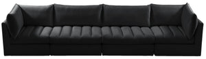 Jacob Black Velvet Modular Sofa