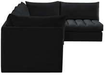 Load image into Gallery viewer, Jacob Black Velvet Modular Sectional
