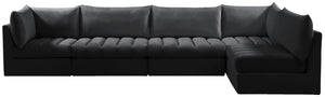 Jacob Black Velvet Modular Sectional