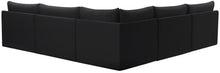 Load image into Gallery viewer, Jacob Black Velvet Modular Sectional
