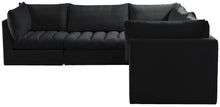 Load image into Gallery viewer, Jacob Black Velvet Modular Sectional
