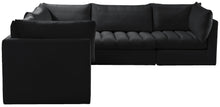 Load image into Gallery viewer, Jacob Black Velvet Modular Sectional
