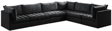 Load image into Gallery viewer, Jacob Black Velvet Modular Sectional
