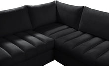 Load image into Gallery viewer, Jacob Black Velvet Modular Sectional
