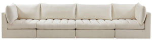 Jacob Cream Velvet Modular Sofa